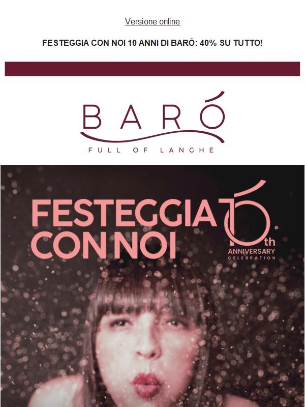 Festeggia con noi🤩