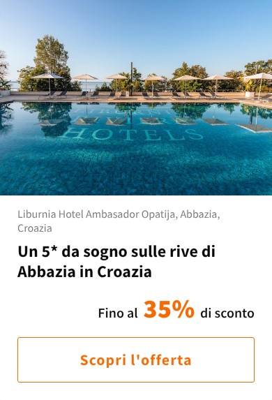 Un 5* da sogno sulle rive di Abbazia in Croazia