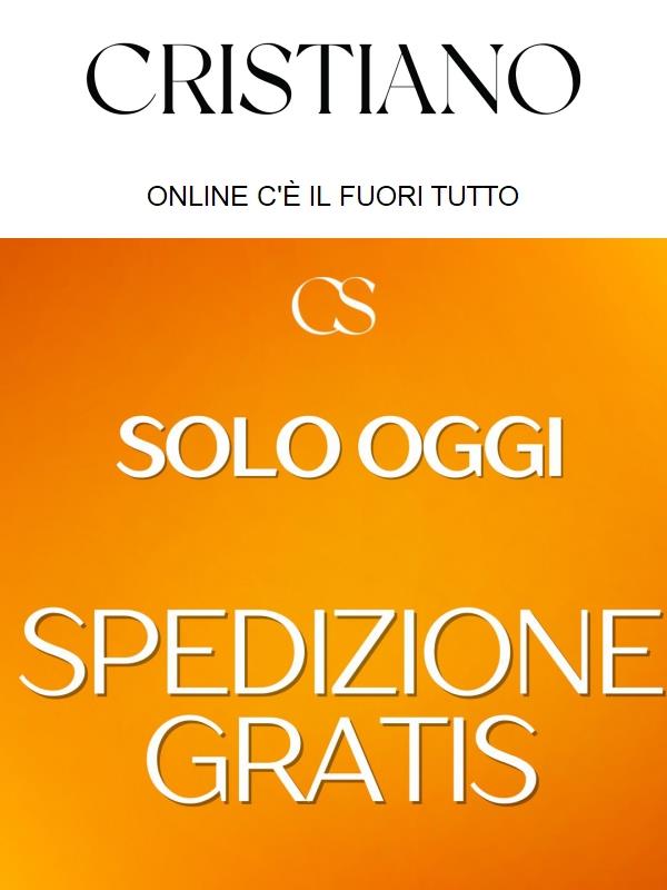 SOLO OGGI 🚀 Spedizione gratis + Fuori Tutto