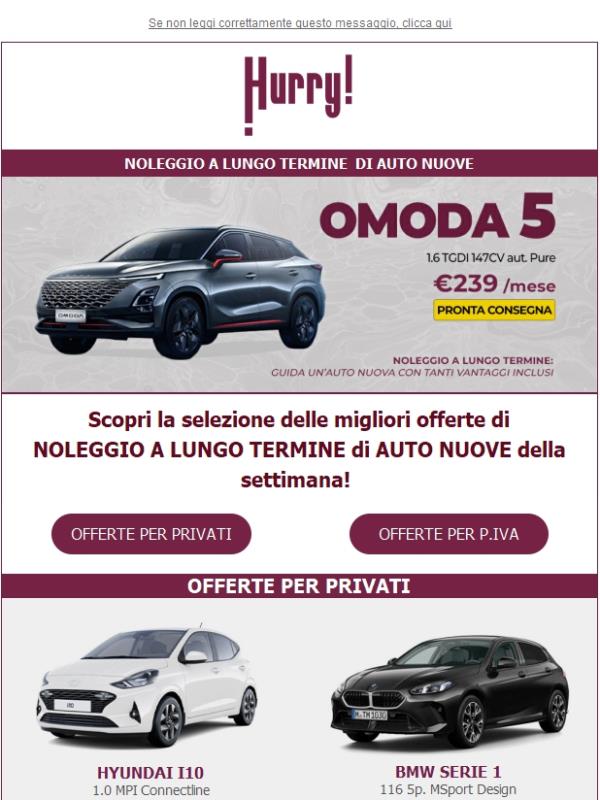 🚘HURRY! Noleggio | Le MIGLIORI OFFERTE della settimana 🚘 Scopri tutte le auto a noleggio a prezzi scontati!