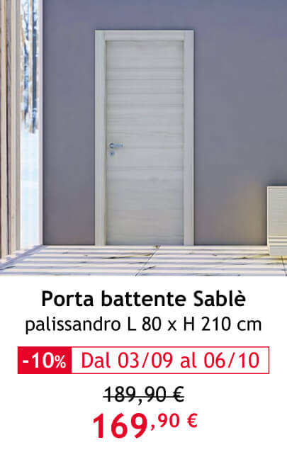 porta battente sablè