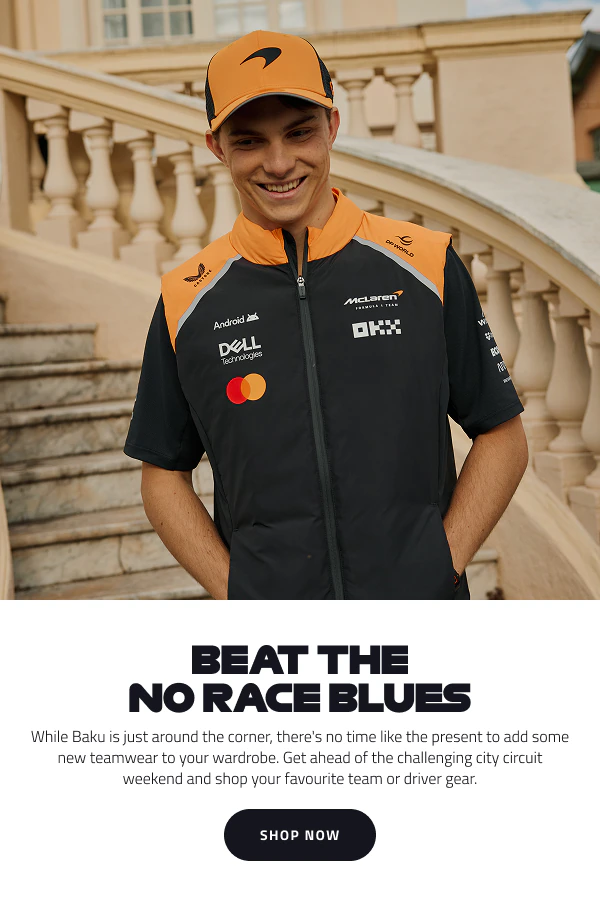 Shop teamwear ahead of Baku