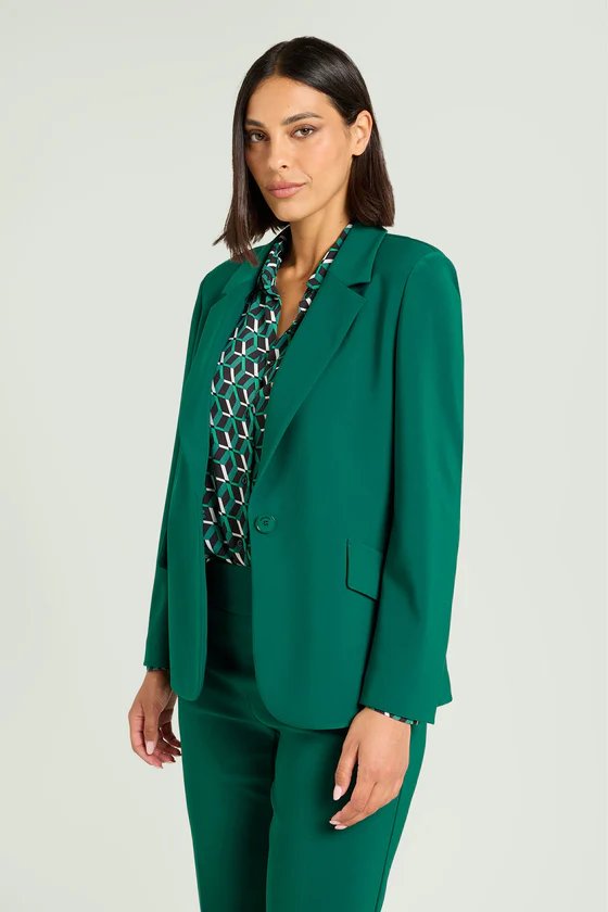 BLAZER IN COMPATTO STRETCH