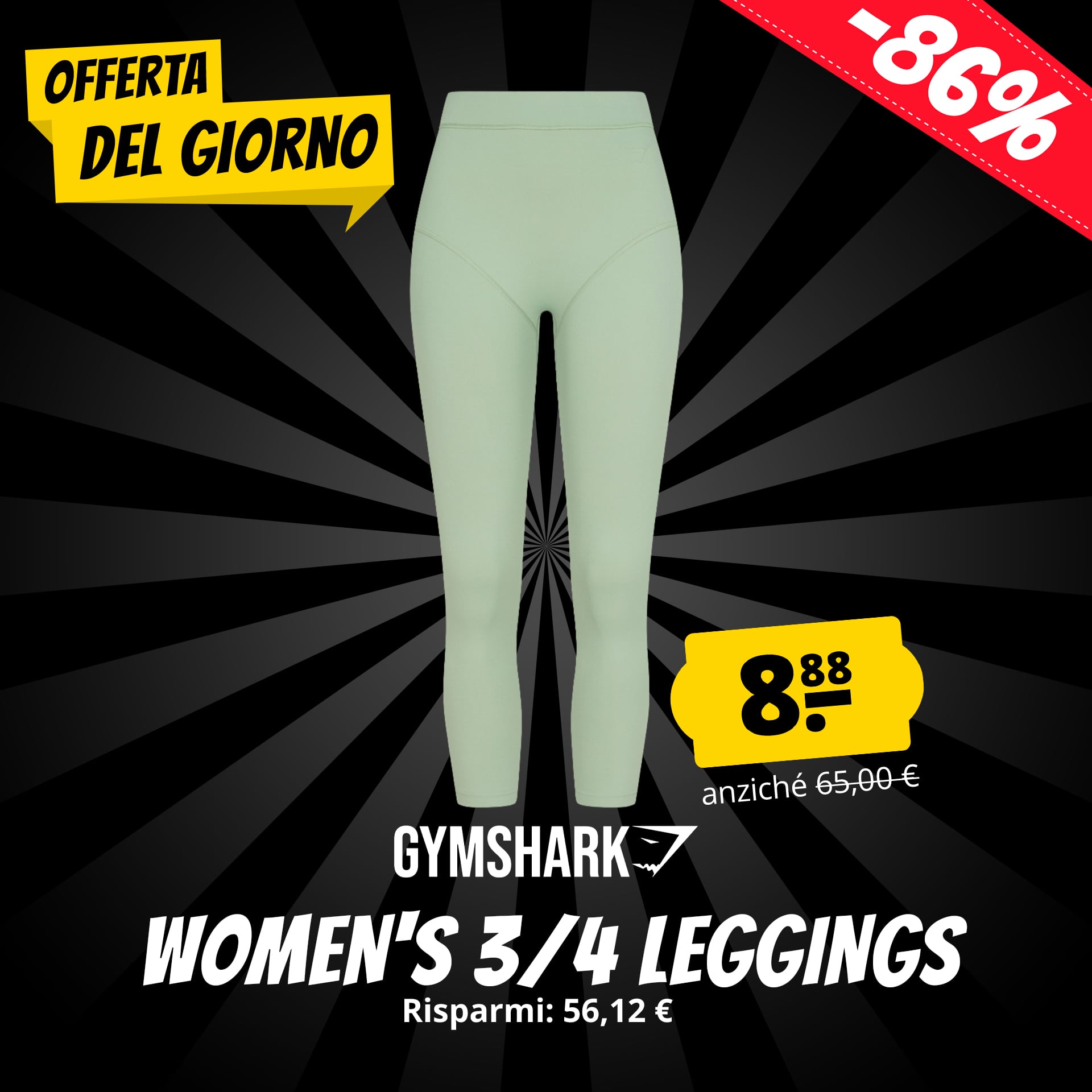 Gymshark x kk twins donna 3/4 leggings