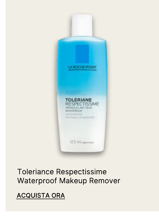 La roche-posay toleriance Respectissime makeup remover