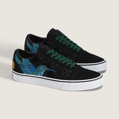 Old Skool Dia de los Muertos Shoe