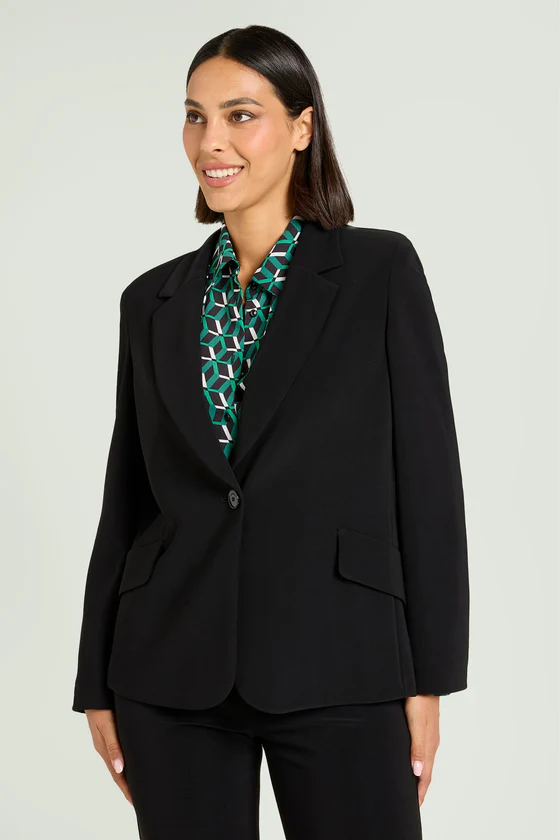 BLAZER IN COMPATTO STRETCH