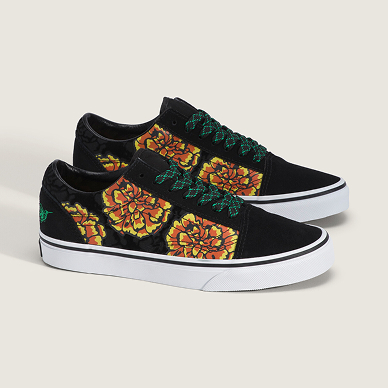 Old Skool Dia de los Muertos Shoe