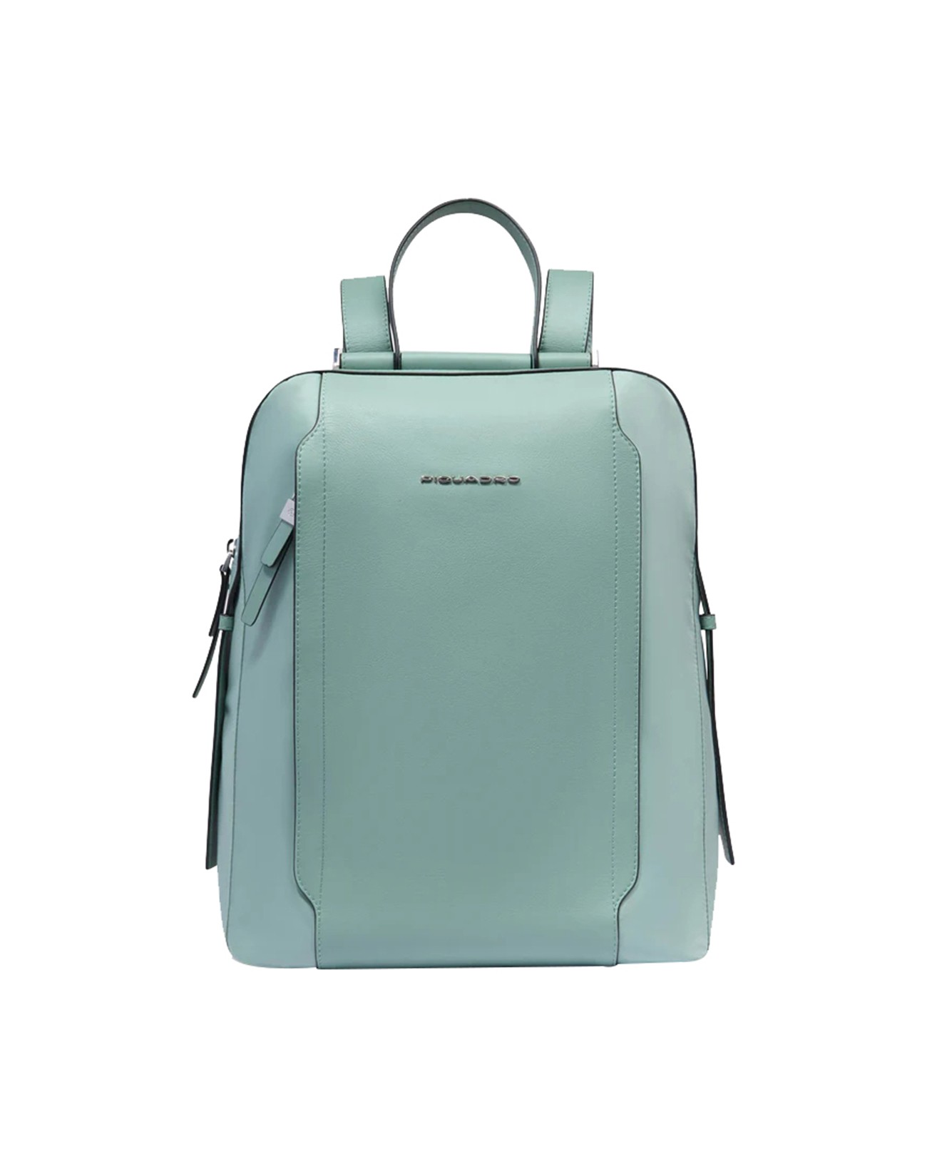 Image of Piquadro - Zaino donna in pelle e tessuto porta pc 14'' Circle