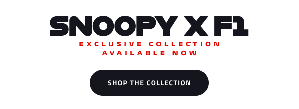 Snoopy x F1 Collection - Shop Now