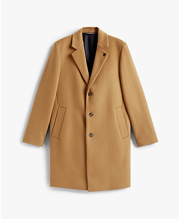 Cappotto Smart Casual monopetto misto lana