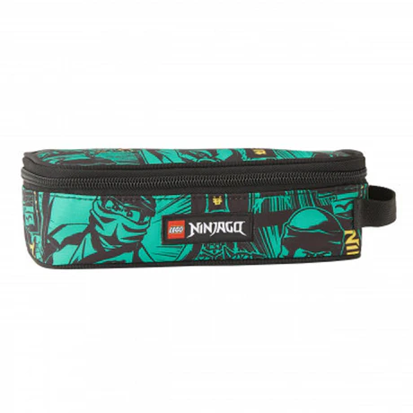 LEGO ASTUCCIO RETTANGOLARE NINJAGO VERDE Astuccio scolastico e manico trasporto