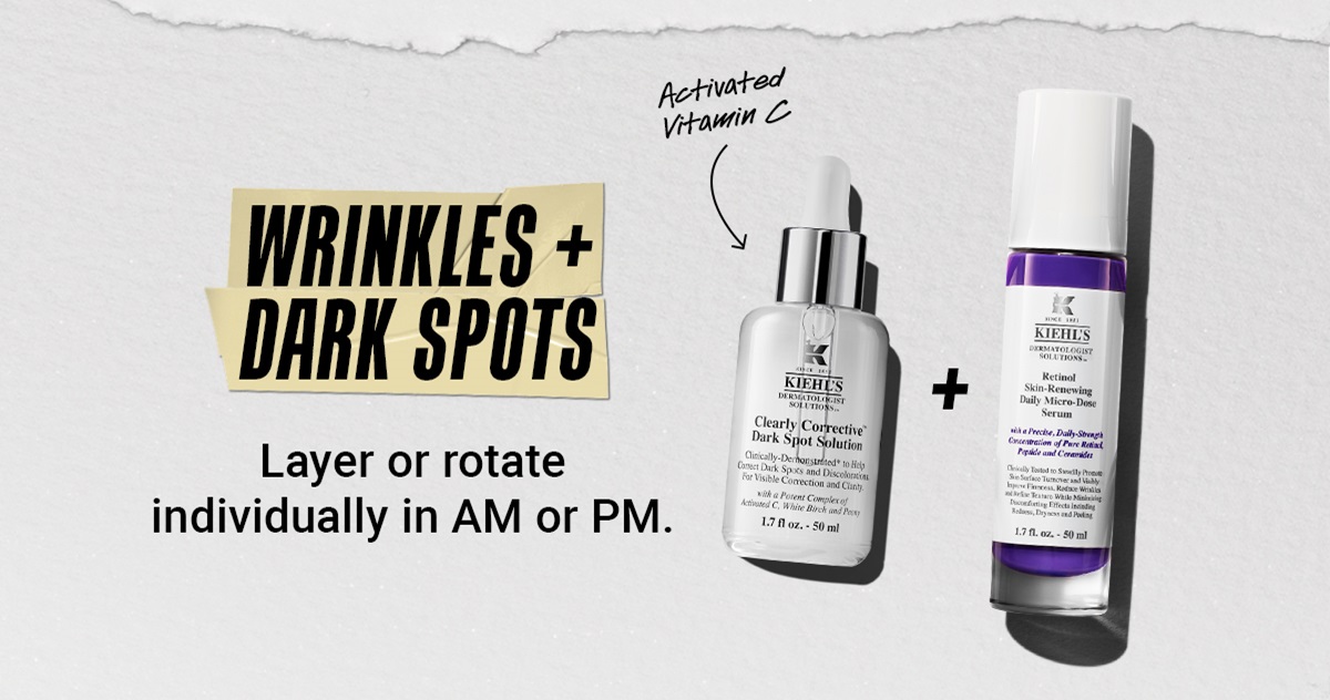 Wrinkles + Dark spots