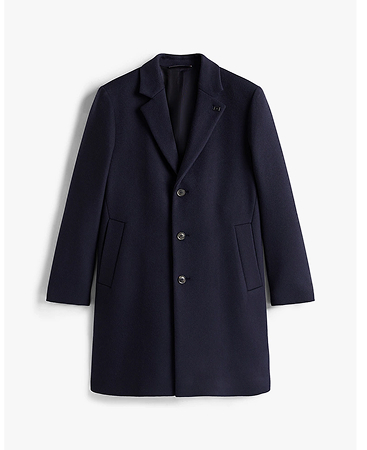 Cappotto Smart Casual monopetto misto lana