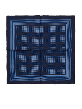 Fazzoletto da Taschino in Seta Blu Tom Ford