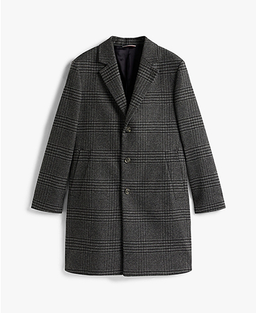 Cappotto Smart Casual con motivo a quadri