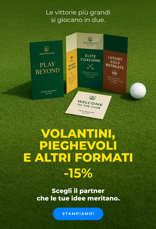 -15% su volantini, pieghevoli e altri formati