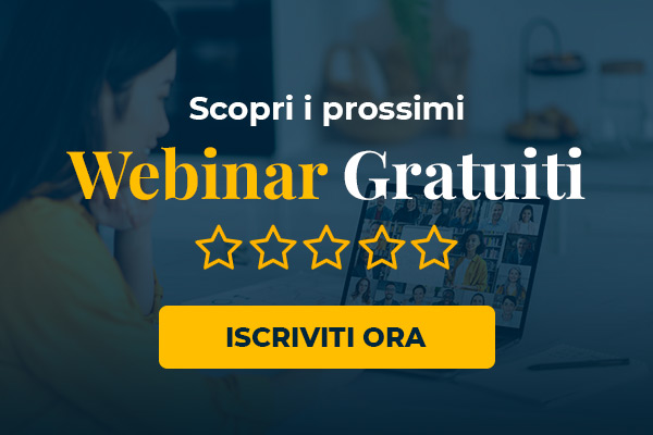 I prossimi webinar gratuiti