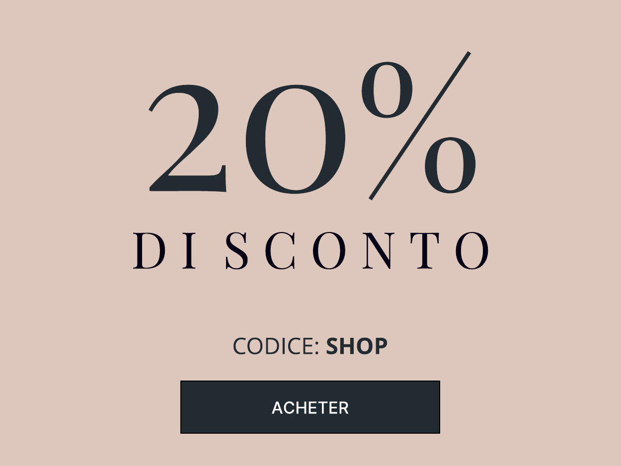 20 per cento di sconto