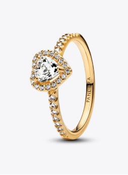 Elevated Heart Ring