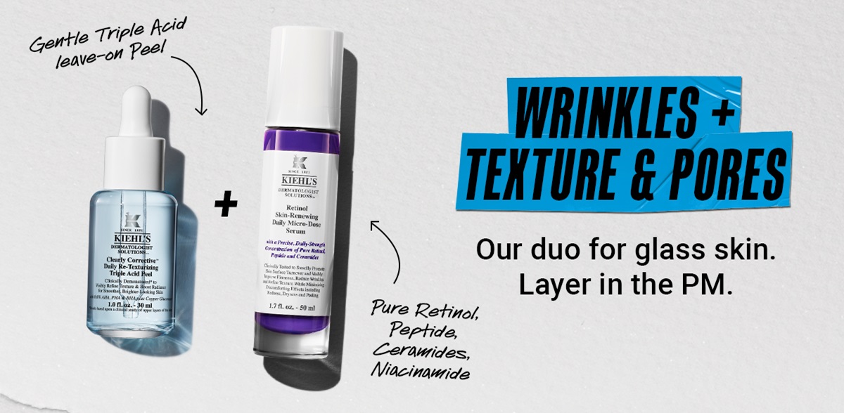 Wrinkles + texture and pores