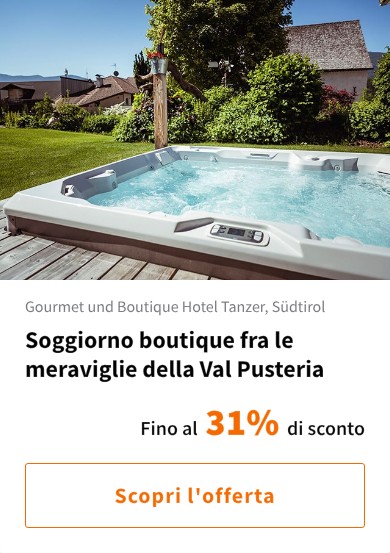 Soggiorno boutique fra le meraviglie della Val Pusteria