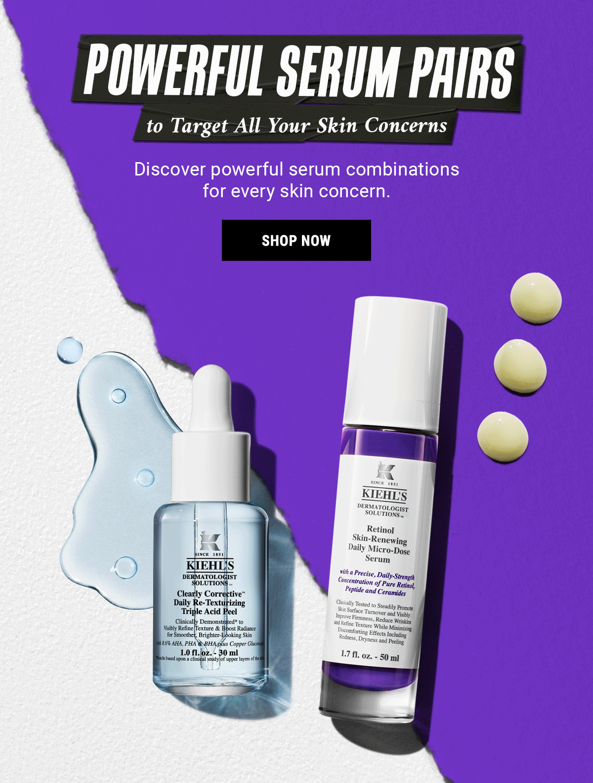 Powerful serum pairs