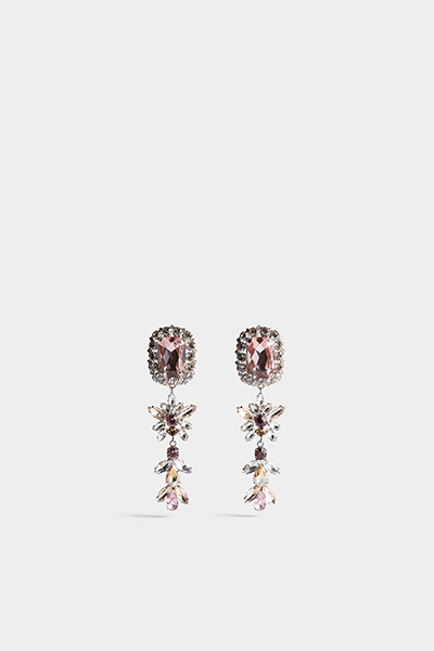 Strass Floral Earrings