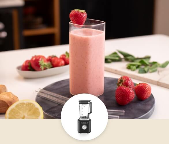 Strawberry banana smoothie