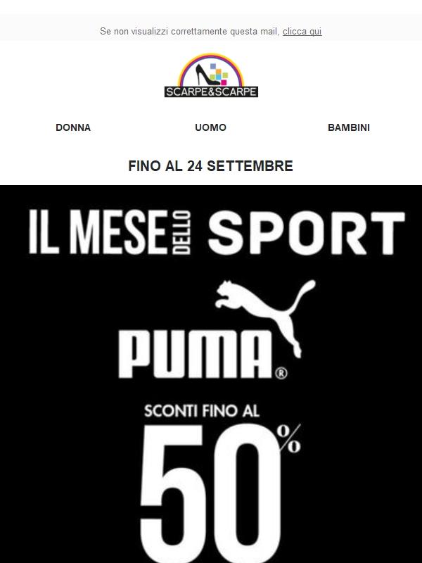 PUMA 😎 Fino al -50% sulla Collezione!