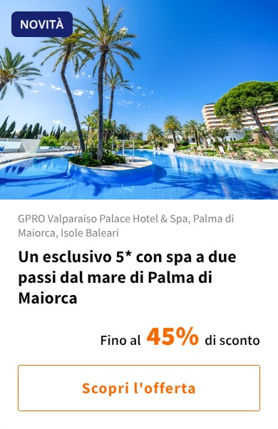 Un esclusivo 5* con spa a due passi dal mare di Palma di Maiorca
