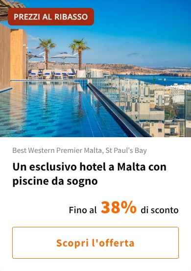 Un esclusivo hotel a Malta con piscine da sogno