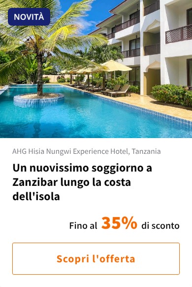 Un nuovissimo soggiorno a Zanzibar lungo la costa dell&#x27;isola