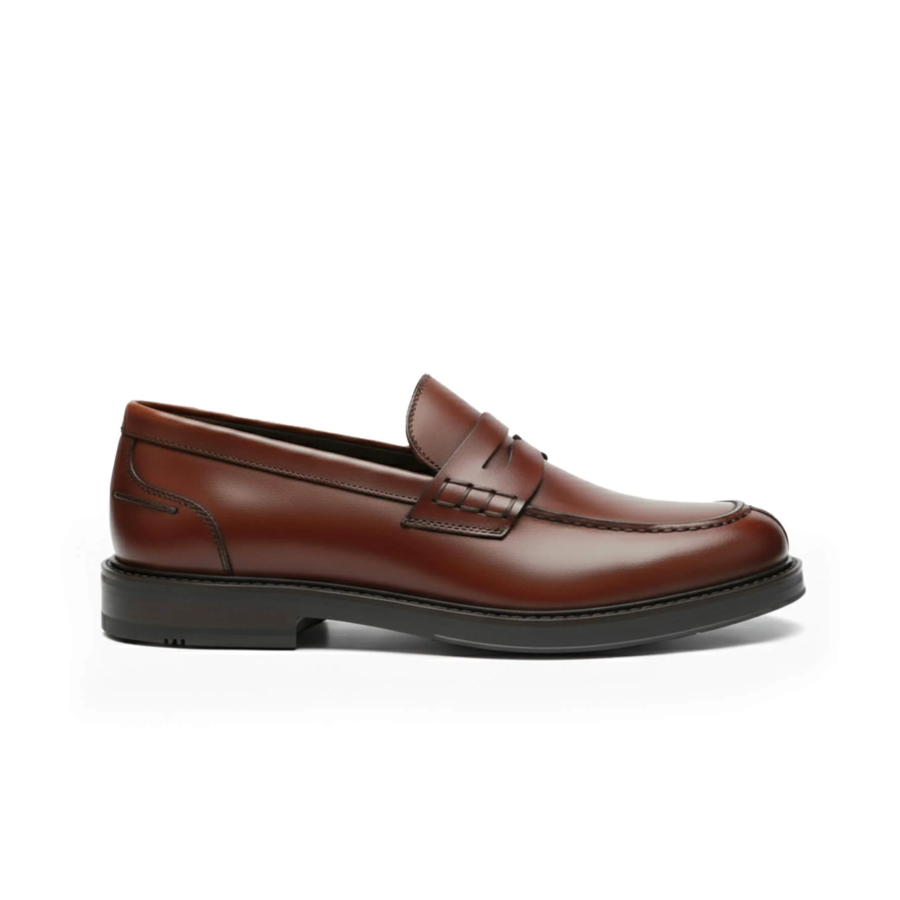 Image of Mocassino uomo in pelle marrone - Felice