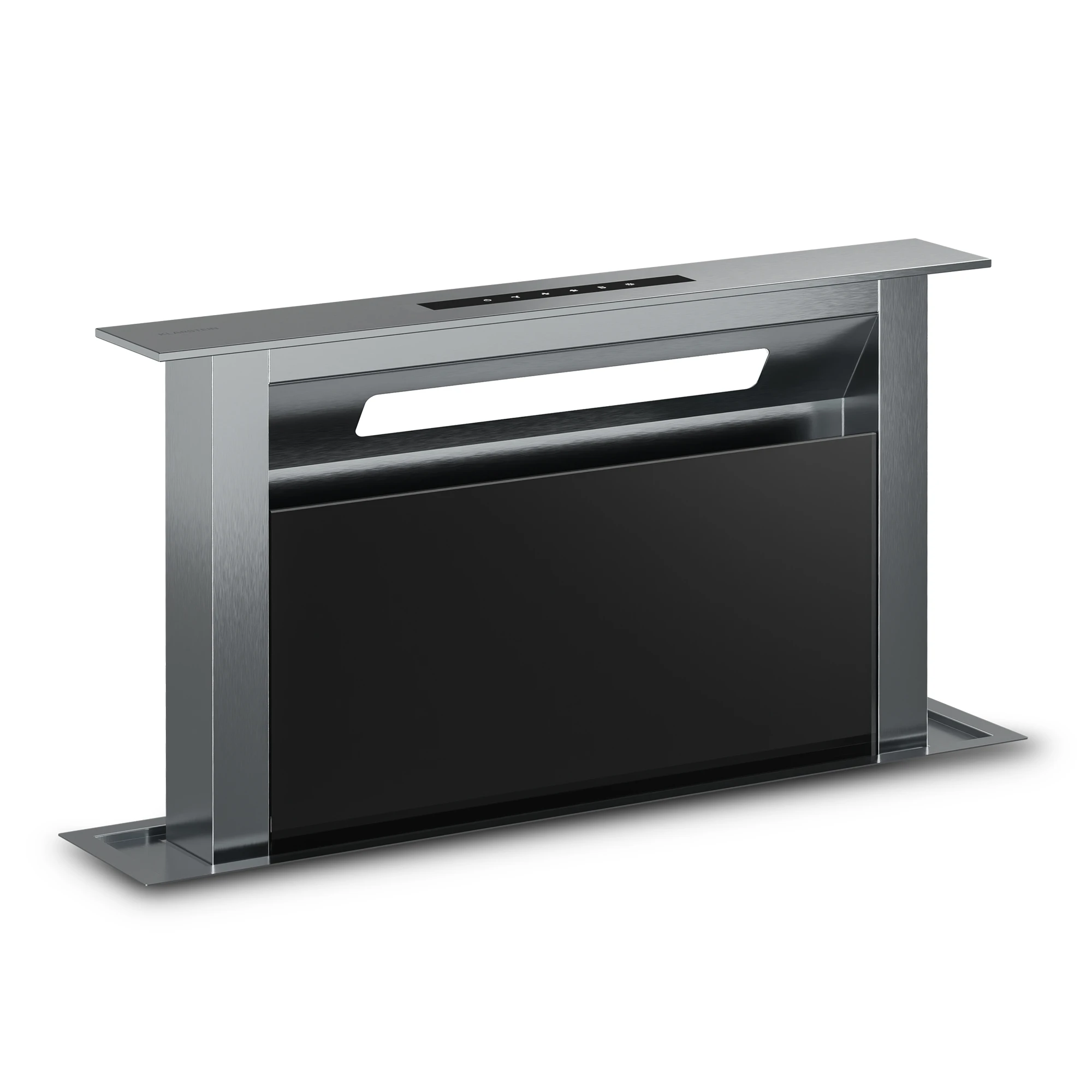 Klarstein Verosteel 60cm Cappa a Scomparsa Acciaio Inossidabile