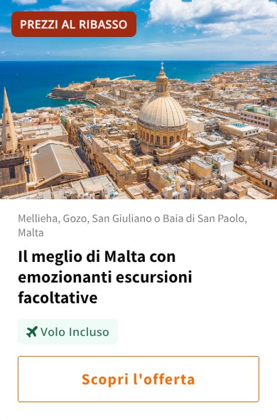 Il meglio di Malta con emozionanti escursioni facoltative
