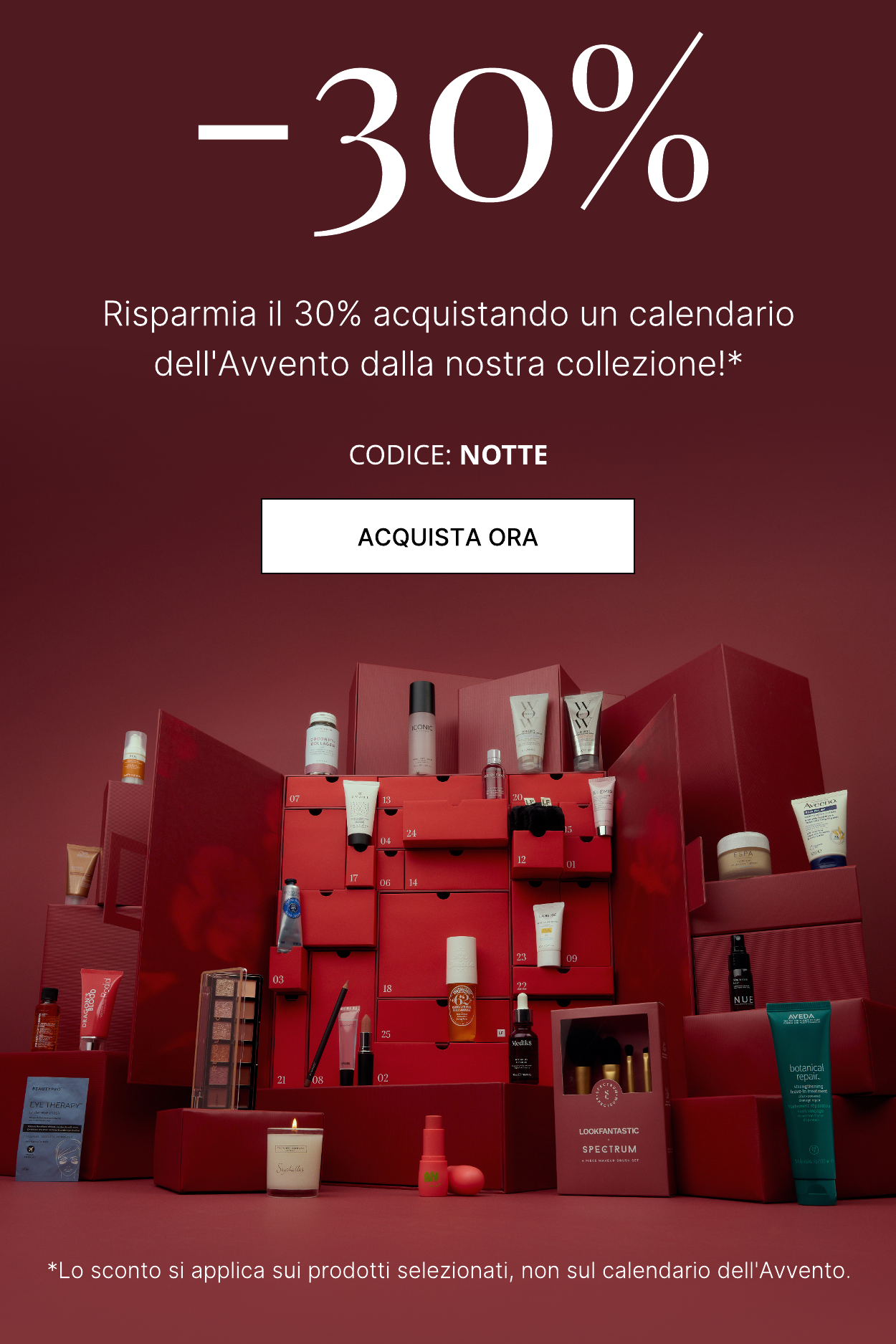 30 per cento di sconto