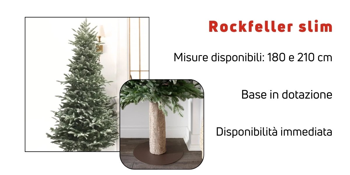 Albero di Natale slim Rockefeller | Perrone Shop