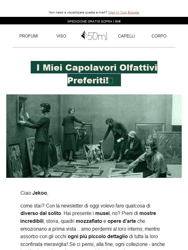 Jekoo, facciamoci un giro nel mio museo olfattivo!🏛️