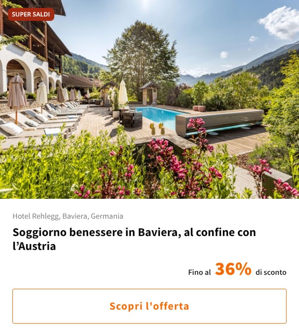 Soggiorno benessere in Baviera, al confine con l%27Austria