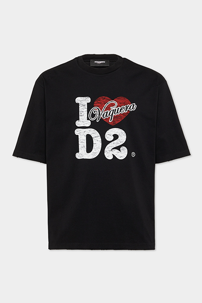 Vaquera x D2 Destroyed Loose Fit T-shirt