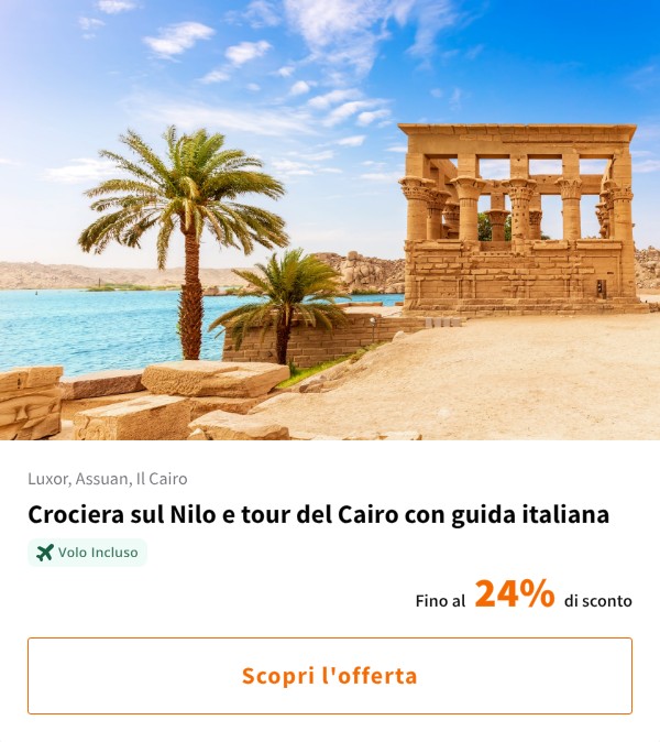 Crociera sul Nilo e tour del Cairo con guida italiana