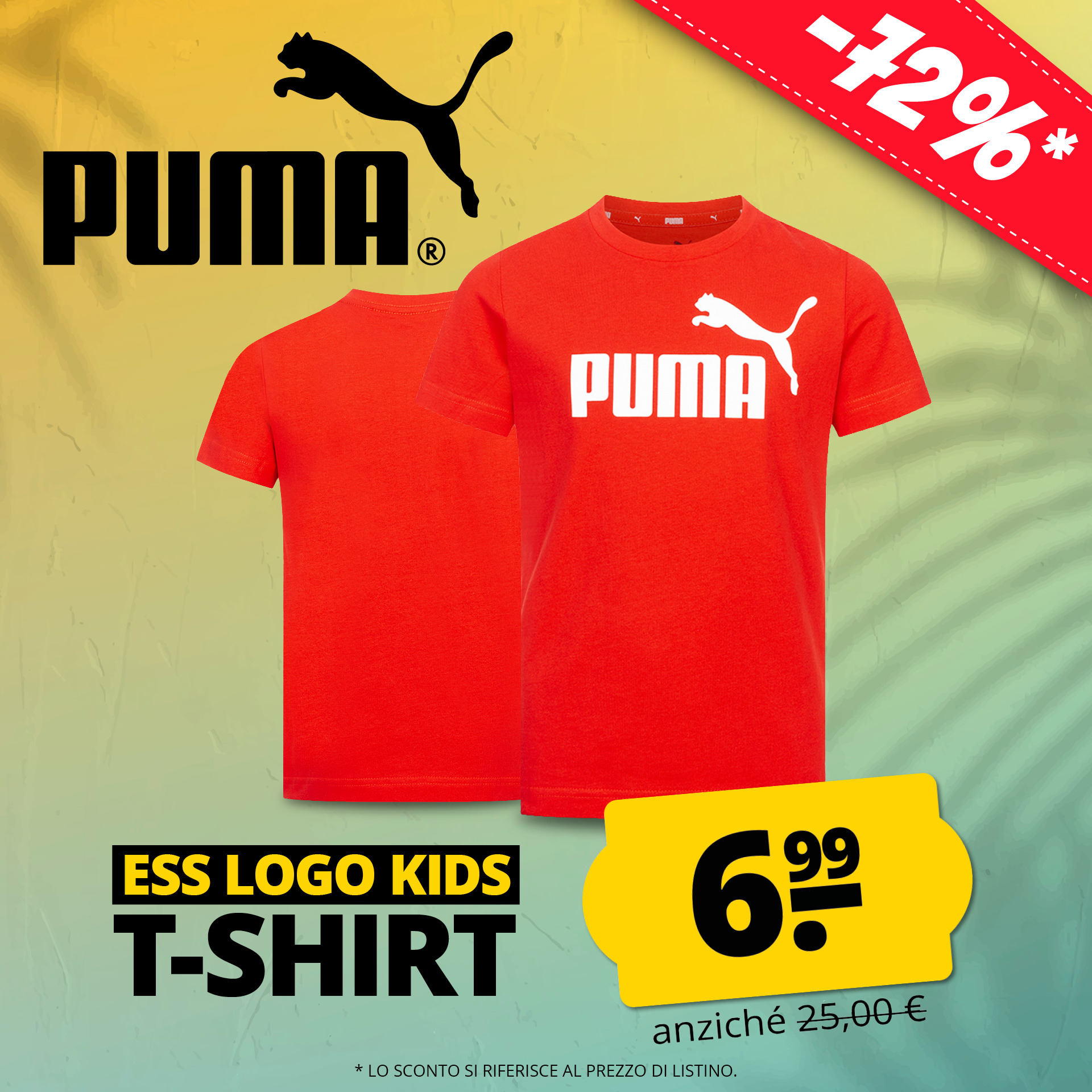 Puma essentials logo tee bambini tshirt