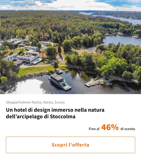 Un hotel di design immerso nella natura dell’arcipelago di Stoccolma