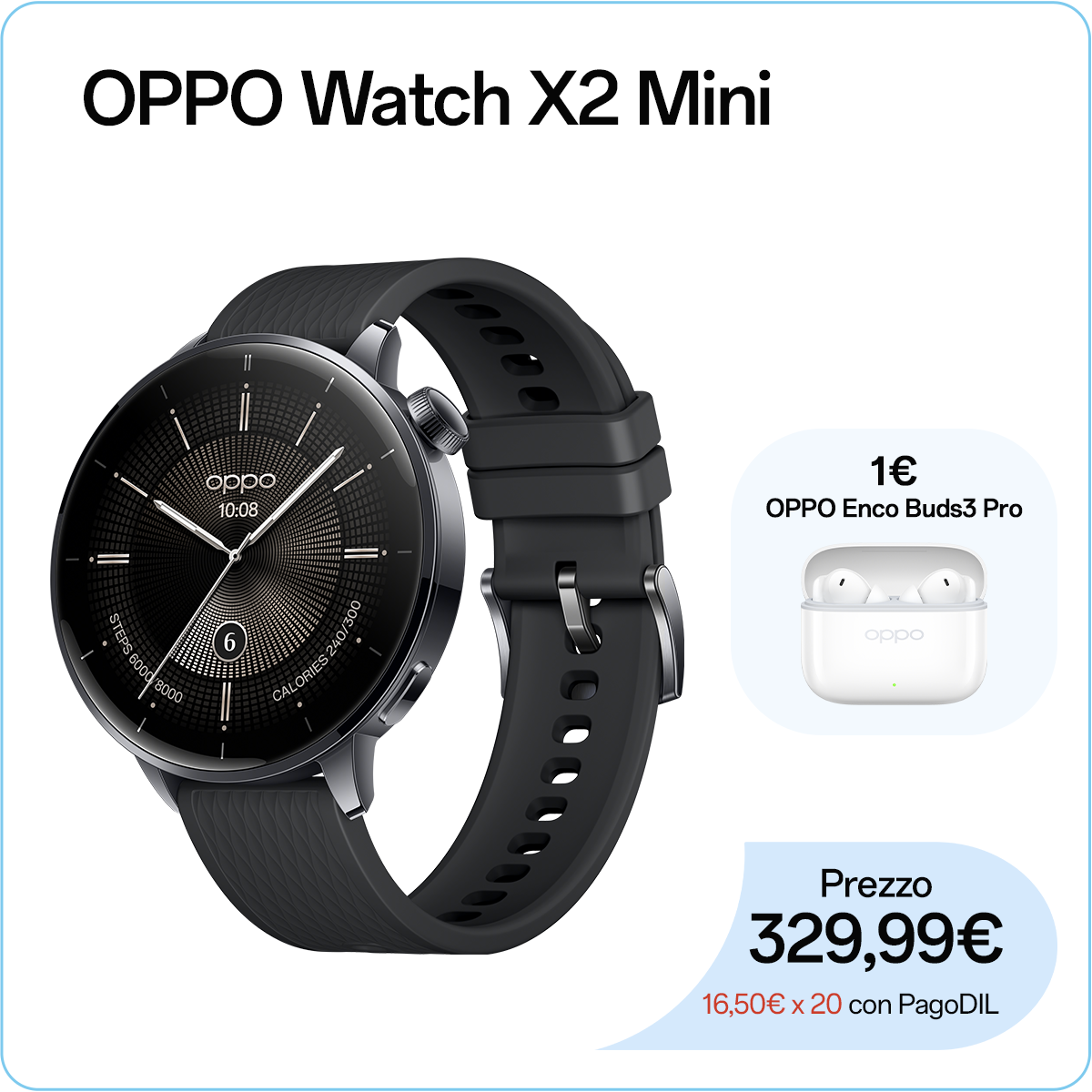 OPPO Watch X2 Mini_Nebula Black