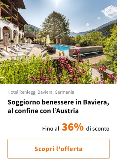Soggiorno benessere in Baviera, al confine con l’Austria