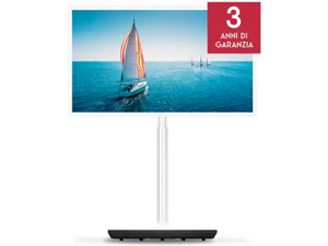 Thomson GO TV 32HA4M44 Televisione Smart TV 32 Pollici Led Portatile con ruote e batteria integrata Bianco