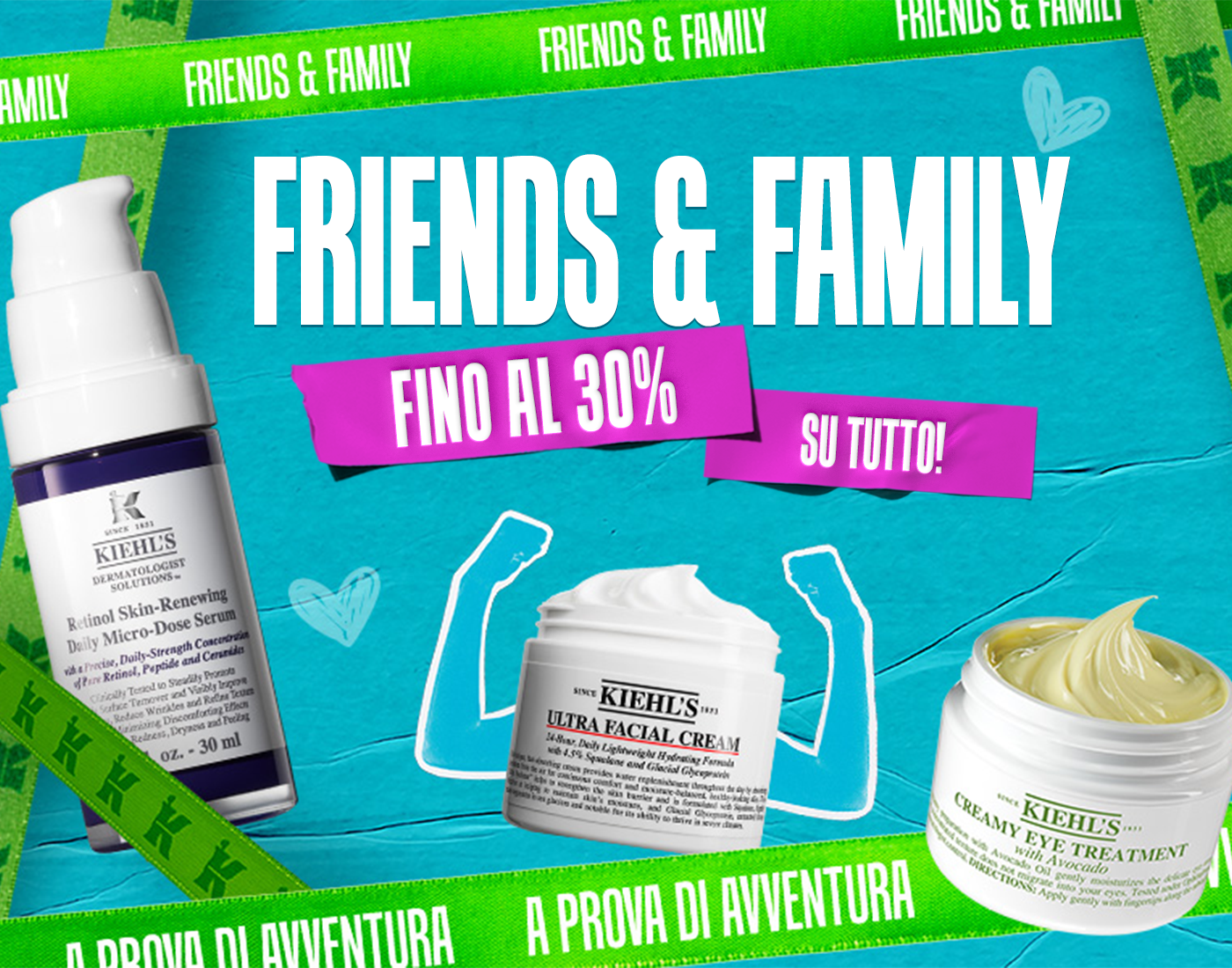 Friends & Family, 25% SU TUTTO, 30% SU 109€ DI SPESA