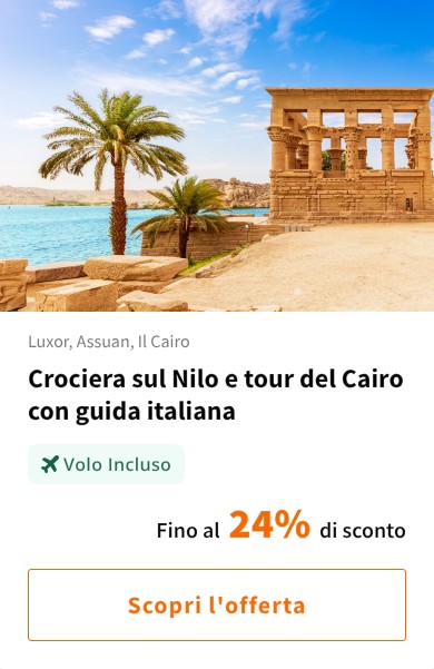 Crociera sul Nilo e tour del Cairo con guida italiana
