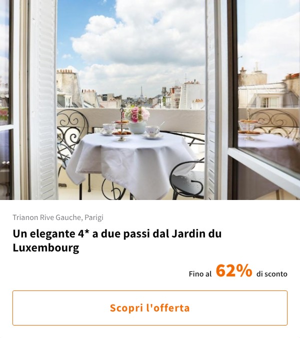 Un elegante 4* a due passi dal Jardin du Luxembourg